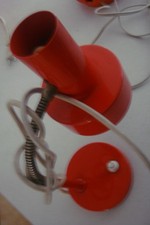 Lampe de chevet bureau orange