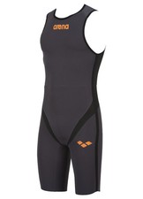 ARENA - ZIPPED TRISUIT TRI MAN POLY CARBON - 1A56553 - BLACK, FLUO ORANGE