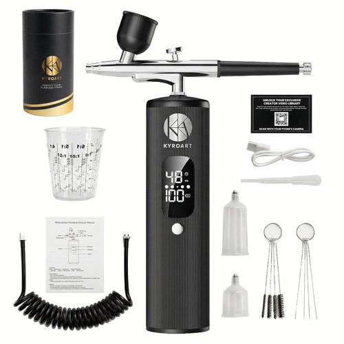 Airbrush kit with compressor - airbrush,