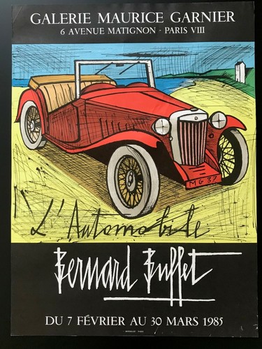 Bernard buffet affiche - bernard,