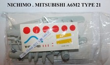 AVION JAPONNAIS ZERO MITSUBISHI A6M2 TYPE 21 .WWII. MAQUETTE NICHIMO réf ? .1/72