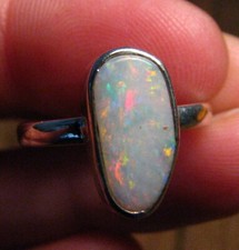 O&co Bague ring opale coober pedy australie lithothérapie cadeau noël