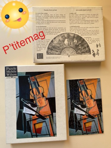Ancien puzzle art bois - ancien,