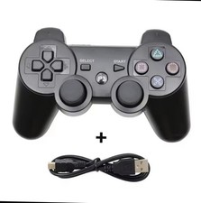 Manettes Génériques sans fil Bluetooth Compatible PS3 Noire