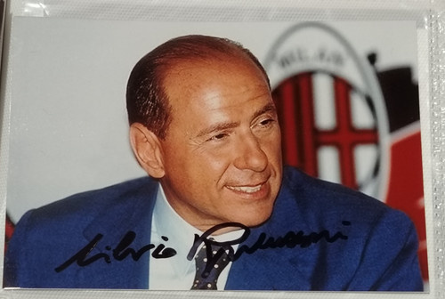 Autografo silvio berlusconi - silvio,