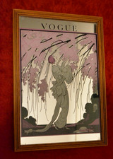 Miroir sérigraphié