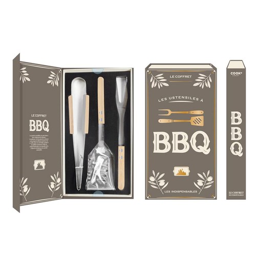 Coffret ustensiles barbecue - ustensiles,