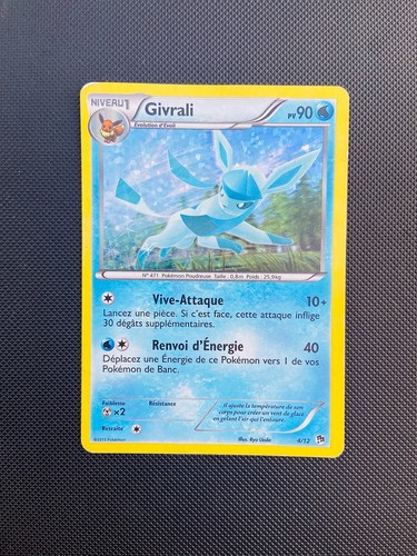 Carte pokémon givrali 12 - carte, 4/12