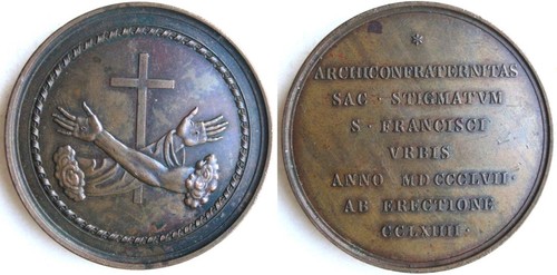 Médaille ordre franciscain - médaille,
