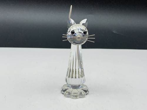 Figurine swarovski chat - figurine,