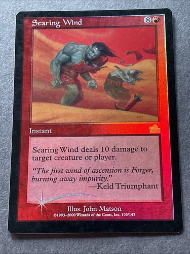 Searing wind prophecy foil - searing,