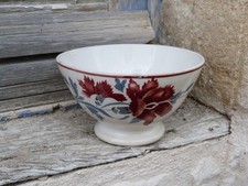 Bol  ancien motifs fleurs