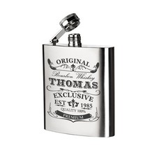 Inox Flasque à Whisky Incl. Gravure Motif Original-Exklusive