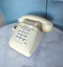VINTAGE TELEPHONE BLANC