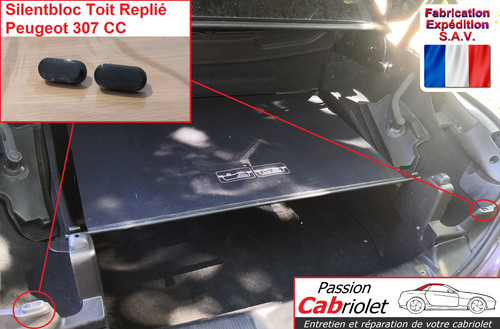 Tampon silentbloc toit capote - toit,