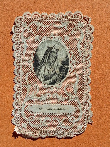 Canivet image pieuse dentelle - canivet,