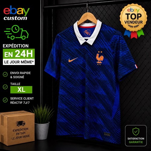 Maillot equipe france bleu - de,