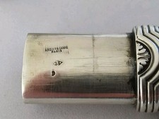 ANCIEN SCEAU ÉTUI A CIRE ARGENT MASSIF RISLER & CARRÉ silver seal