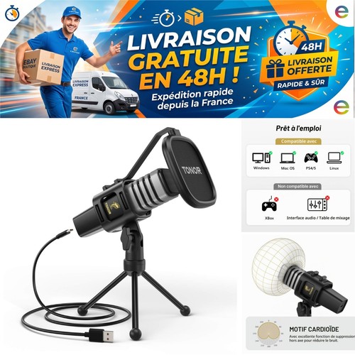 Microphone usb condensateur - microphone,