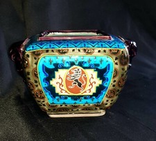 Superbe Rare Jardinière Eléphant Emaux Bordeaux Vieillard 19ème Top+++ 