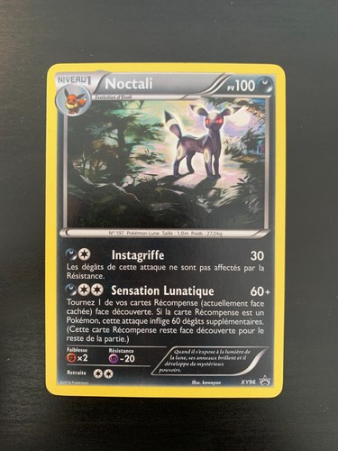 Carte pokémon noctali xy96 - carte,