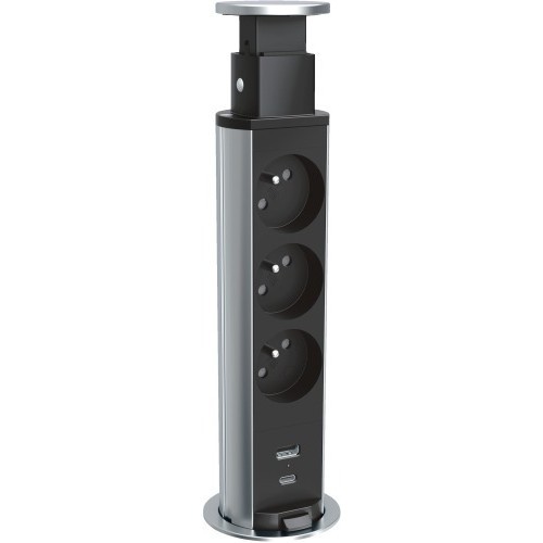 Bloc prises escamotable - -, 3