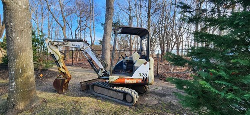 Bobcat 328 mini excavator - bobcat,