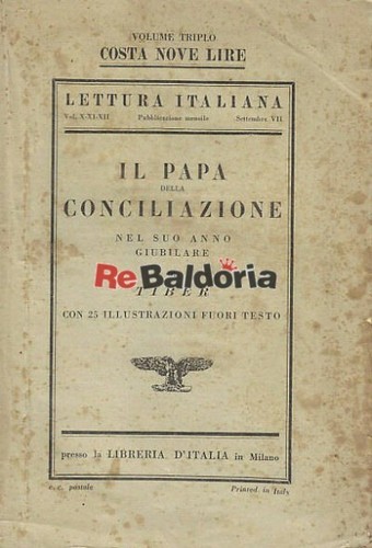 Papa della conciliazione - papa,