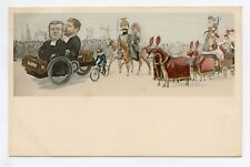 Politique internationale GUILLAUME II . Caricature . TRIPORTEUR . 