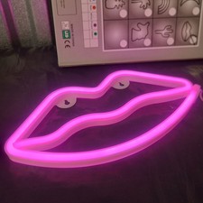 Lampe néon applique murale