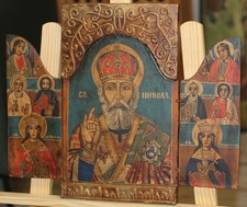 Icône tryptique de l'église