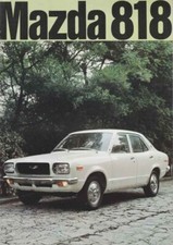 Catalogue Brochure Mazda 818 1973  Belgique en français