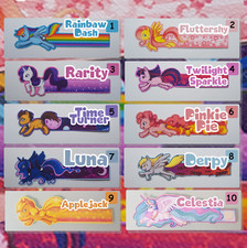 10 marque-pages de little pony