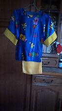 Costume déguisement   "chinois" t: 8 -9 ans  en bon état