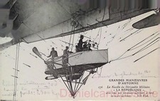 Dirigeable   La Republique  différente écrite au crayon