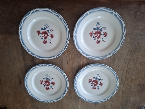 Assiettes plates nina rosa - plates,