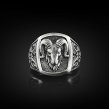 Bague chevalière dodge tête - dodge,