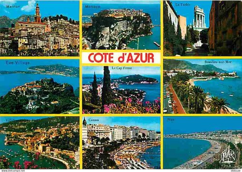 Carte postale alpes - carte,