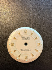 Vintage Montre Cadran Bel-Air 17 Bijoux Incabloc Automatique W / Or Marqueurs