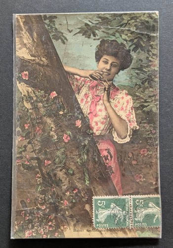 Carte postale cpa plastifiée - cpa,