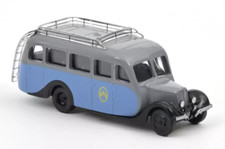 Citroën u23 autocar bleu gris - citroën,