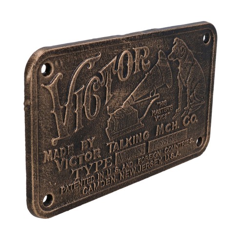 Plaque hmv old victor nipper - hmv,
