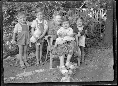 Ancien négatif photo - , verre