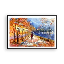 Affiche Poster 91x61cm Tableaux Image Photo parc couple arbre Wall Art