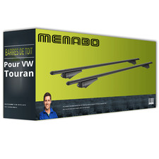 Barres de toit aluminium pour VW Touran type 5T1 Menabo Tiger NEUF