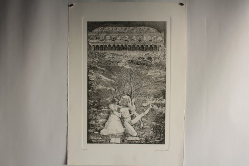 Gravure eau forte - gravure, originale