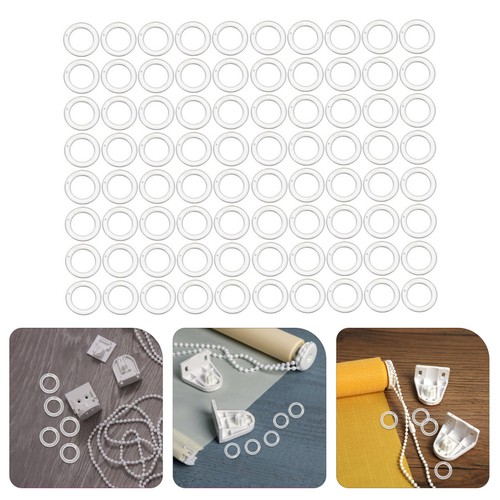 100 pcs anneaux plastique - anneaux,