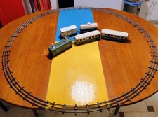 Train electrique JEP, locomotive BB 8101 / 4 wagons / transfo / rails