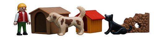 Playmobil niche chien enfant