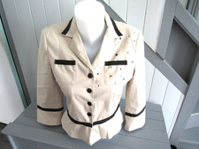Veste courte beige T 40 Alain